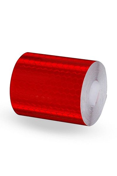 NZB 5 Meters Tuvturk Approved Reflective Reflective Highlighter Strip Tape Reflective Warning Tape Red