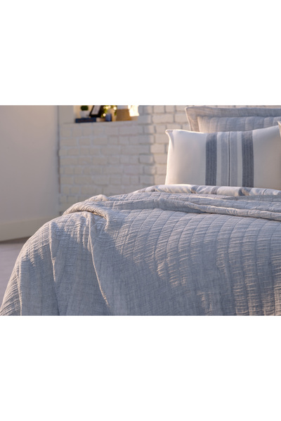 Doqu Home Special Çeyiz Seti Çift Kişilik - Gri