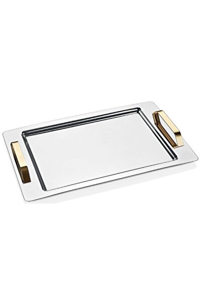 Tiamo Eda Gold Steel Tea and Serving Tray
