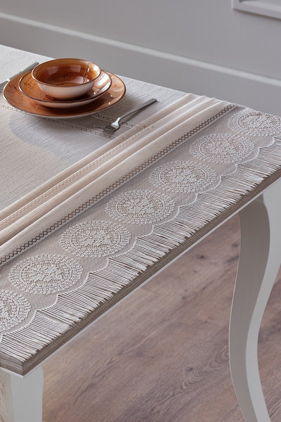 Doqu Home Cozy Tablecloth 145x240cm - Beige