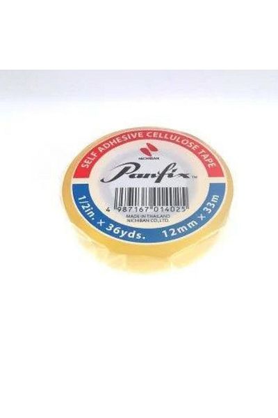 Panfix P1233 Cellophone Tape 12 mm X 33 m 2 Pcs