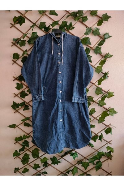 Çınar boutique Dar Kalıp Tessetür Kot Kap-Mavi - 50