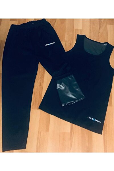 LIKES SAUNA طقم ساونا مزدوج لباس حراري وجوارب حرارية