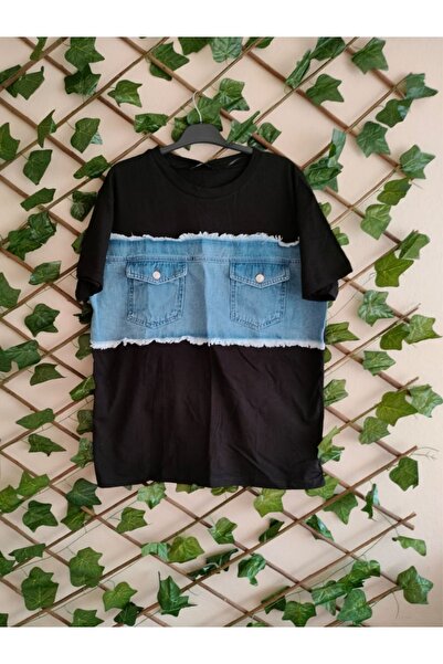 Çınar boutique Kot Detaylı Tişört