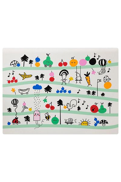 IKEA Baby American Service Multicolor 40X30 cm Non-Slip Service Polypropylene