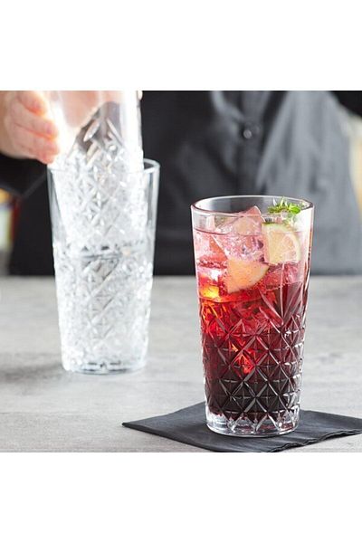 Paşabahçe 520055 Timeless Soft Drink Glass 470 Cc Set of 4