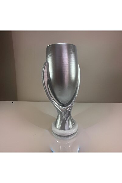 3DLAYERCRAFT UEFA Süper Kupa Maketi 25 cm Futbol Hediyelik Ürünler