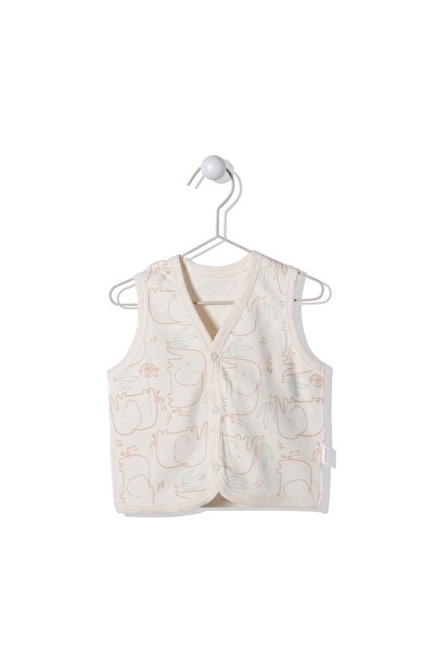 Bebetto سترة انترلوك مطبوعة (البرية) T3159 بني