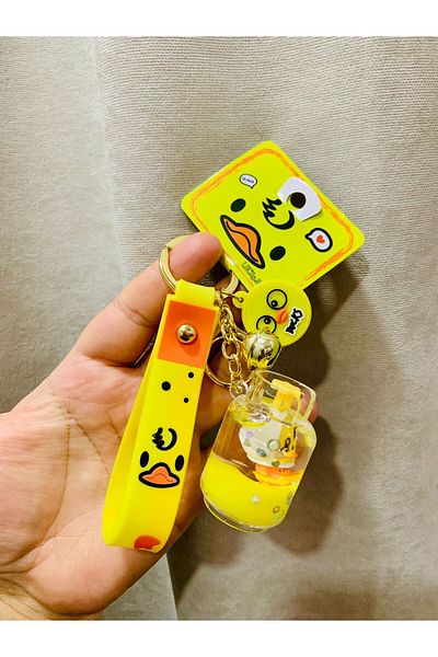 Meyra Accessories 1 luxury juicy lucky duck chick silicone pokemon bag ornament keychain with a variety of models