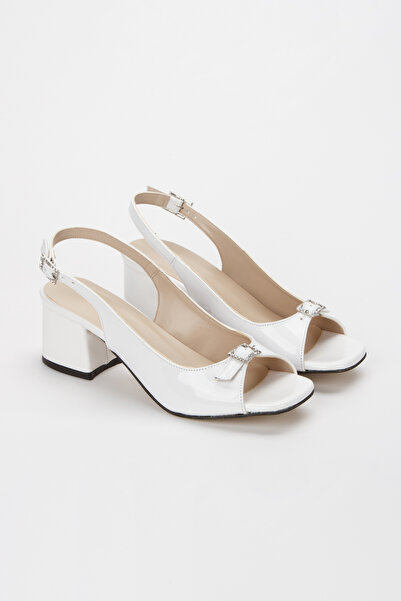 UYEGE Diana Seri Taşlı Tokalı Topuklu Kadın Ayakkabı