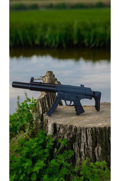 3DŞehri MP5 Gun Model - With Silencer