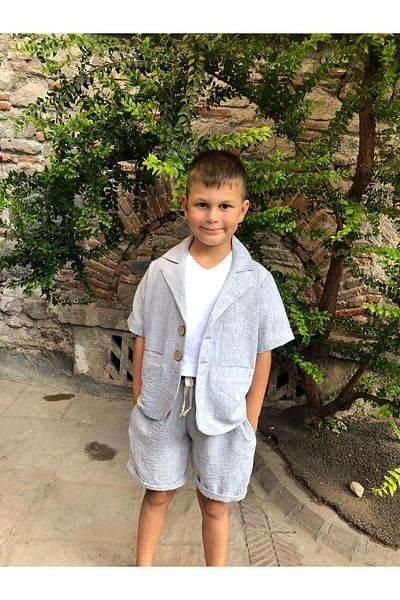 Terry Linen Sports Full Set - With Shorts and Jacket
