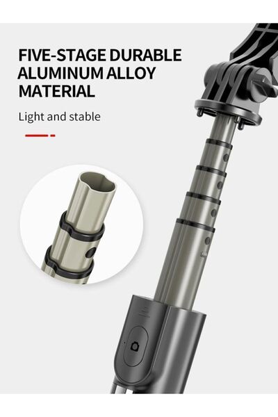 çelikwork inspiring technology LED Işıklı Tripod Kablosuz Selfie Çubuğu, Tripod Standı