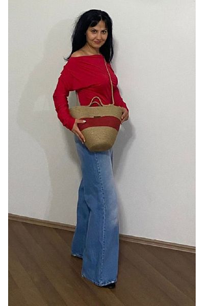 AYŞE SERHOŞOĞLU HOME DESİGN Beach Bag - Straw Bag