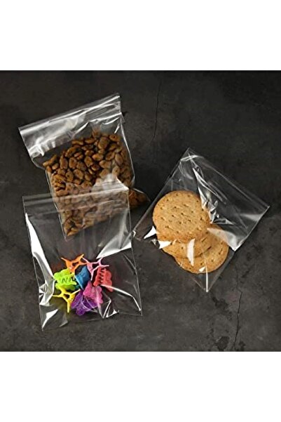 basepack 13x20cm Şeffaf Parlak Bantlı Şekerleme, Kurabiye Ve Kuruyemiş Poşeti...