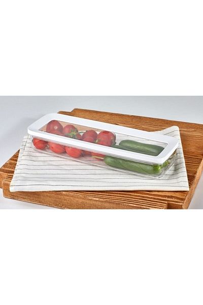 VİP AHMET Rectangular Storage Container Transparent 4x750 Ml Vp-116