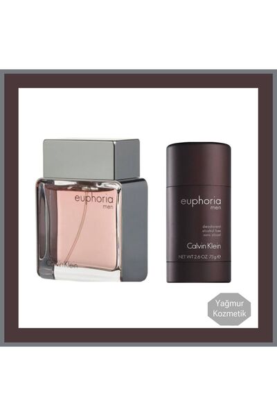 Calvin Klein Euphoria Edt 100 ml Parfüm Erkek 75ml.Stick Set