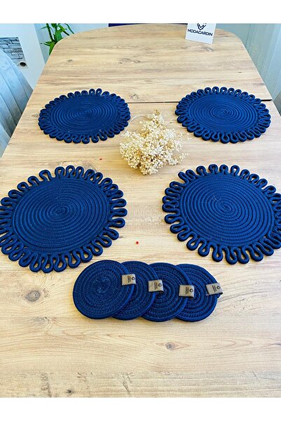 ModaCardin 8 komada podmetača od jute i slamčice - Podmetač