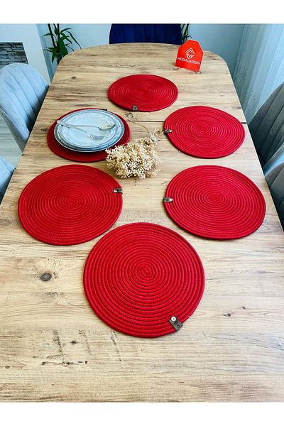 ModaCardin 6 Piece Jute Wicker American Service Supla