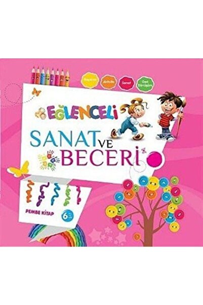 Parıltı Yayıncılık Fun Art and Skill - Pink Book