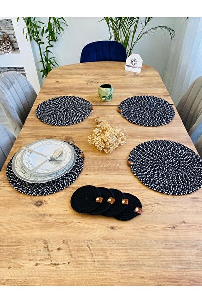 ModaCardin 8-dijelni set od jute slame Podmetač Supla i podmetača