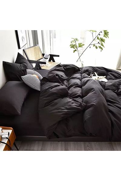 Rimo Home Комплект единична черна завивка