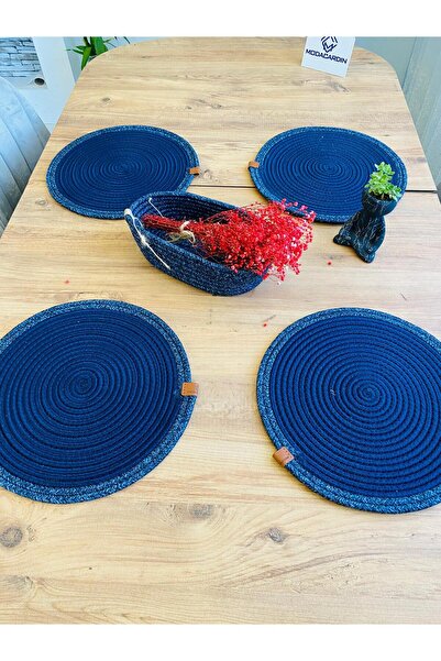 ModaCardin 5-предметний набір американських сервірувальних підносів та кошикі...