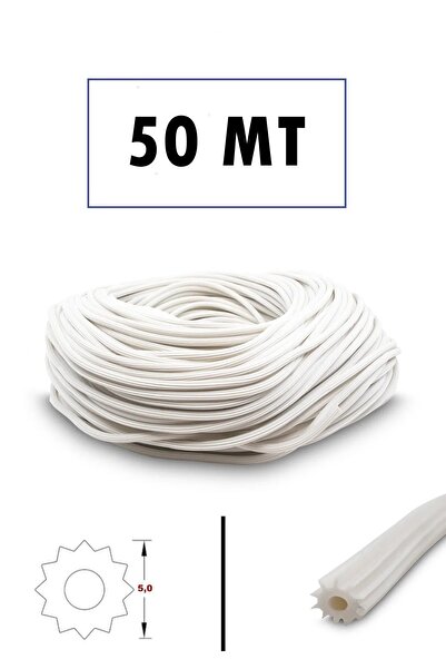 Genel Markalar SİNEKLİK FİTİLİ 50M BEYAZ 5 MM SİNEKLİK TÜLÜ CONTASI