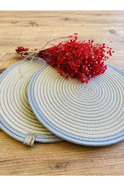 ModaCardin 2-dijelni set od jute i slame Podmetač Supla