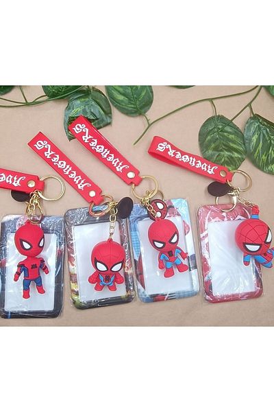 Meyra Accessories Spiderman Patterned Card Holder - Cute, Keychain, Gift Akbil Card Bag Accessory Colorful A Quality 1 Piece