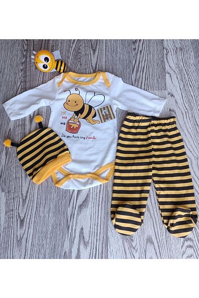 minibird baby Bee Buz 3 Piece Set