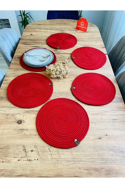 ModaCardin 6 Piece Jute Wicker American Service Supla