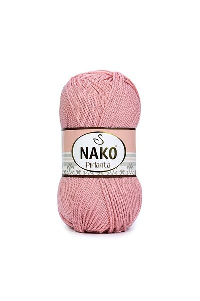 NAKO Διαμαντένιο Χειροποίητο Πλεκτό Σχοινί 05408 Πούδρα