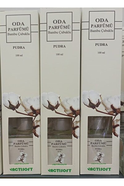 actisoft Oda Kokusu Bambu Çubuklu 100 Ml 3 Lü Paket Pudra