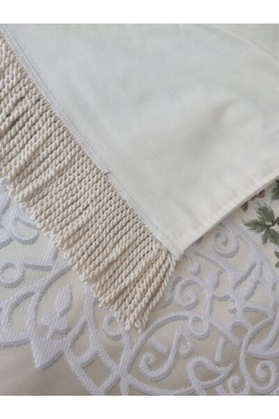 Nurka Çeyiz Luxury Tapestry Prayer Rug with Flower Detail for Dowry Gift Bundle
