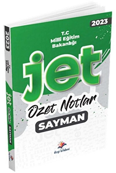 Dizgi Kitap 2023 Meb Sayman Jet Özel Notlar