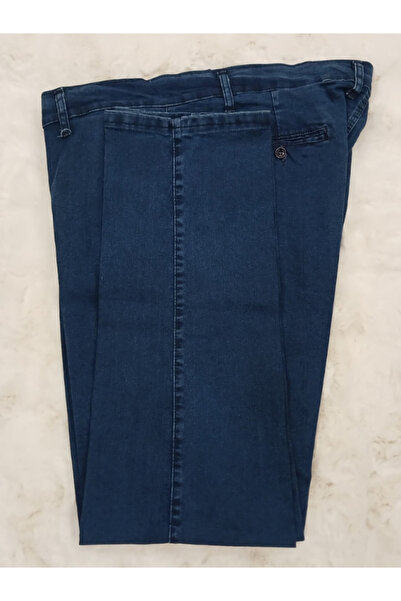 LUSSOLİFE Büyük Beden Baba Kot Pantolon