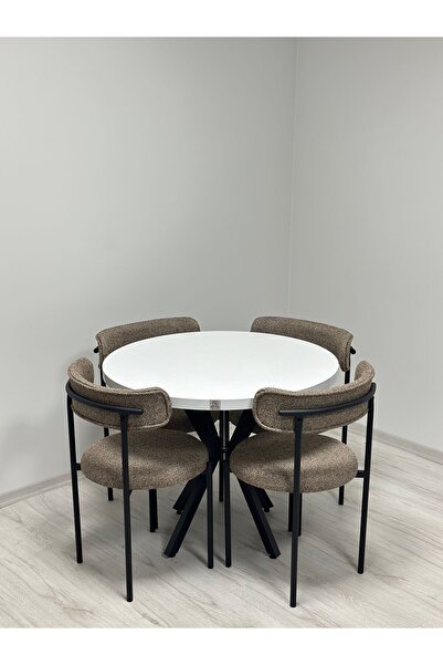 Royal ELISA 4 KİŞİLİK MUTFAK MASA SANDALYE TAKIMI TEDY03