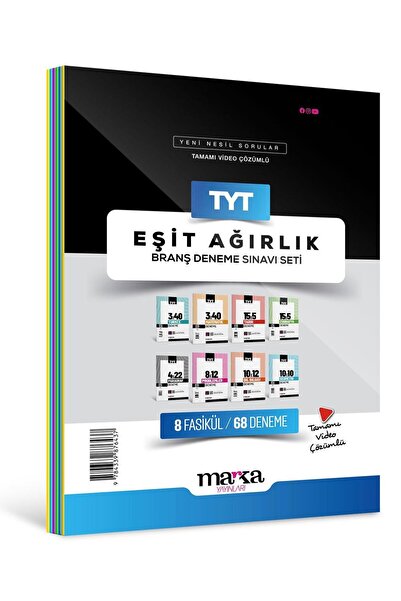 Marka Yayınları Tyt Eşit Ağırlık Branş Deneme Sınavı Seti 8 Fasikül 68 Deneme