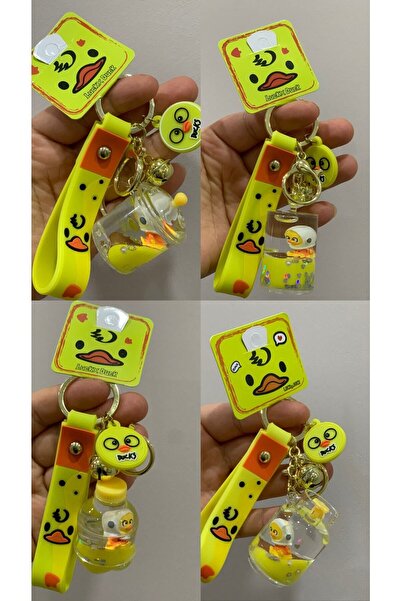 Meyra Accessories Sevimli Içi Sulu Civcivli Arabaanta Süsü Anahtarlık