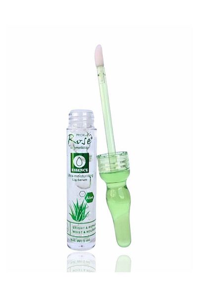 Roena Rose Aloe Vera Extract Ultra Moisturizing Lip Glaze & Ultra Moisturizing Lip Serum 5 Ml