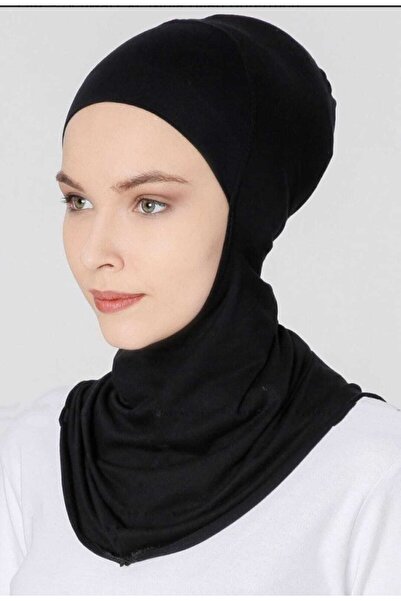 Shalista 4 Al 3 Öde Siyah Boyunluklu Bone Pamuk Penye (1 ADET FİYATIDIR)