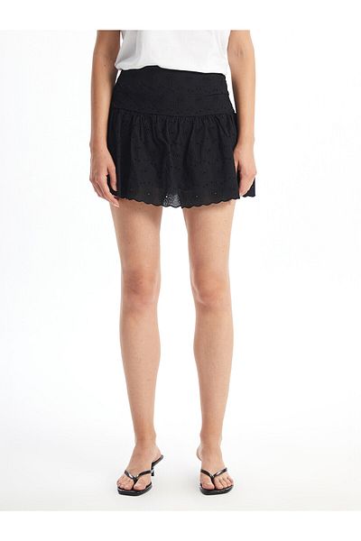LC Waikiki Lcw Slim Fit Self Patterned Women's Skirt