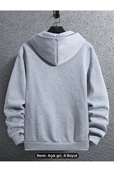 EFFRENATU High Quality 3 Thread Printed Trendy Clothing Sweatshirt - Full Zip