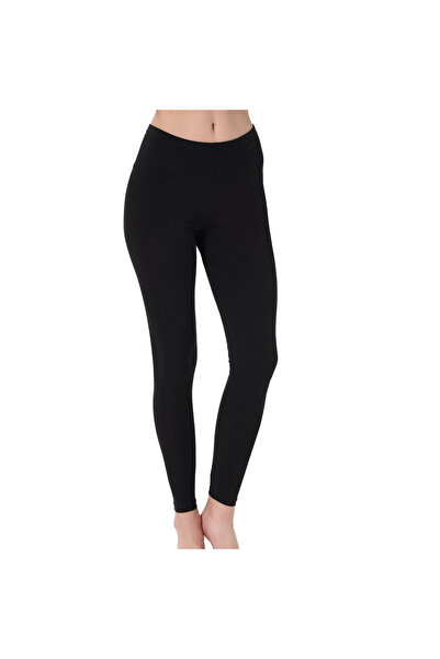 by İGP Flexible and Seasonal Black Lycra Women's Tights - Long
