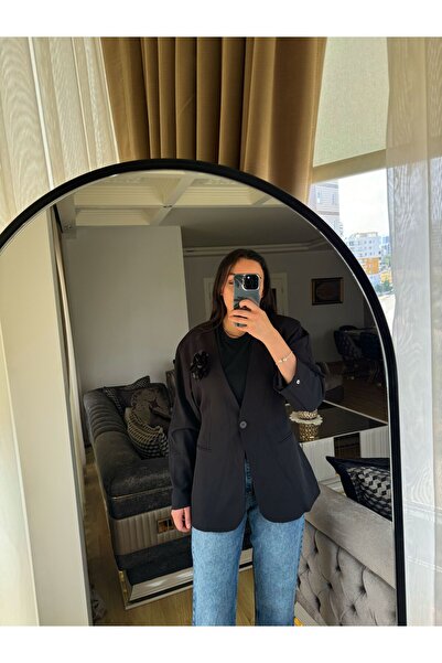 NN DESIGN Gül Detaylı Ceket