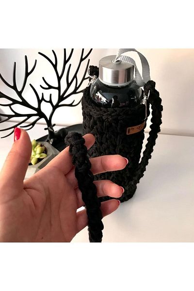 By G Tasarım Black Water Carrying/Flask Bag 500 ml