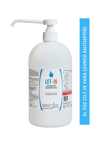LET-19 Pompa Hipokloröz Ağız Burun Ve Göz Çevresi Antiseptiği