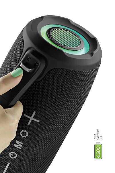 peakaks Bigbox 40W Güç Çift Bass Usb Hafıza Kartı Aux Fm RGB Led Işıklı Bluetooth Hoparlör Hi-Fi Ses Bombası