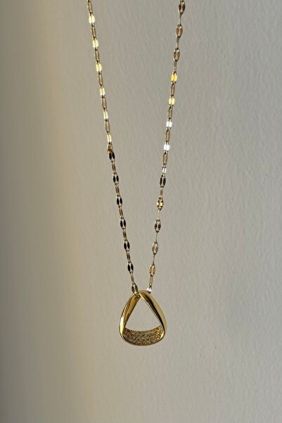 Beca Atelier Minimal Triangle Çelik Kolye